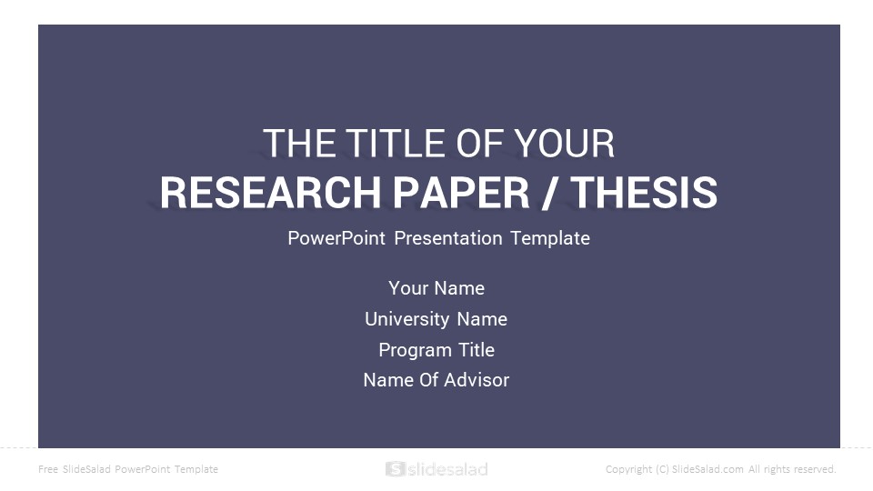 free ppt templates for thesis defense