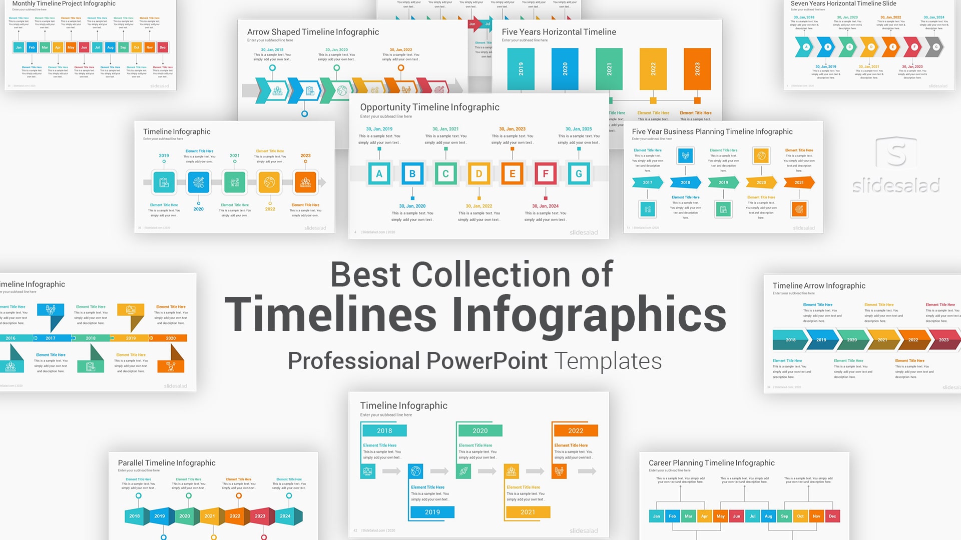 Timelines Infographics PowerPoint Templates Diagrams