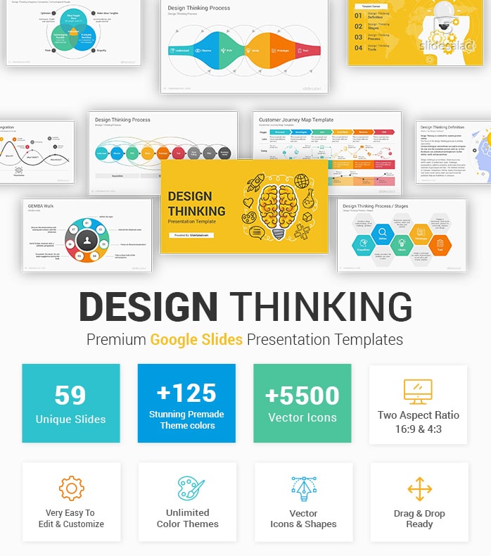 Design Thinking Google Slides Templates
