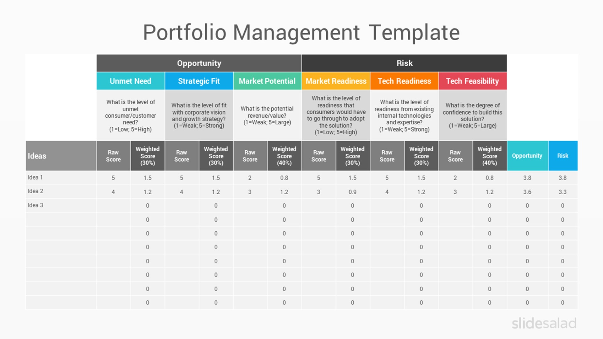 Portfolio Management PPT Template