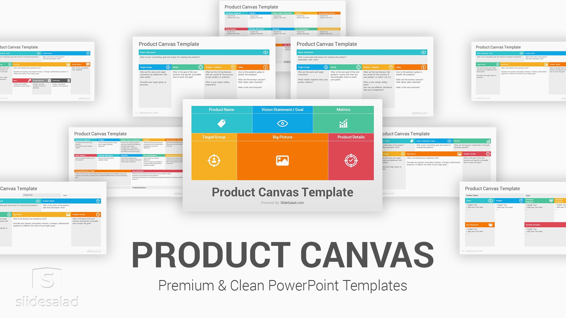 Product Canvas PowerPoint Template