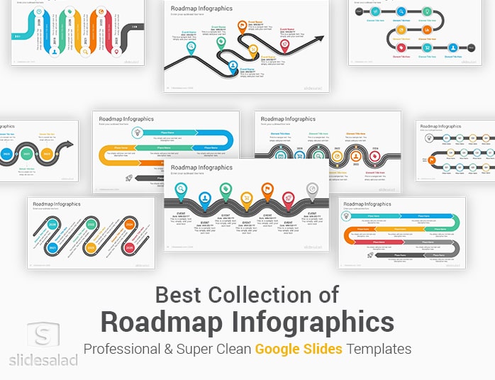 Roadmap Infographics Google Slides Template Designs