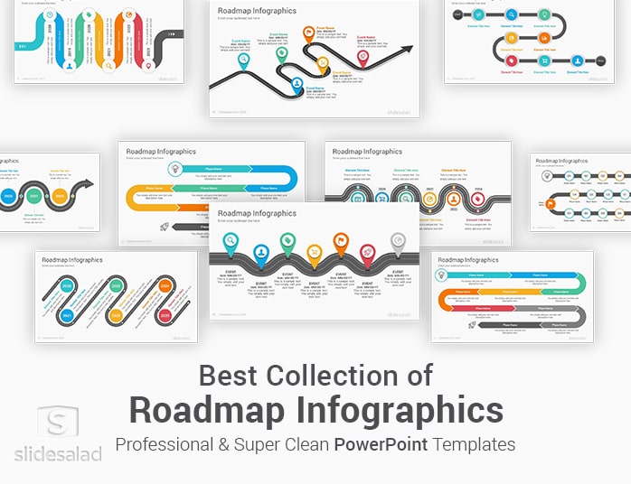 Roadmap Infographics PowerPoint Template Designs