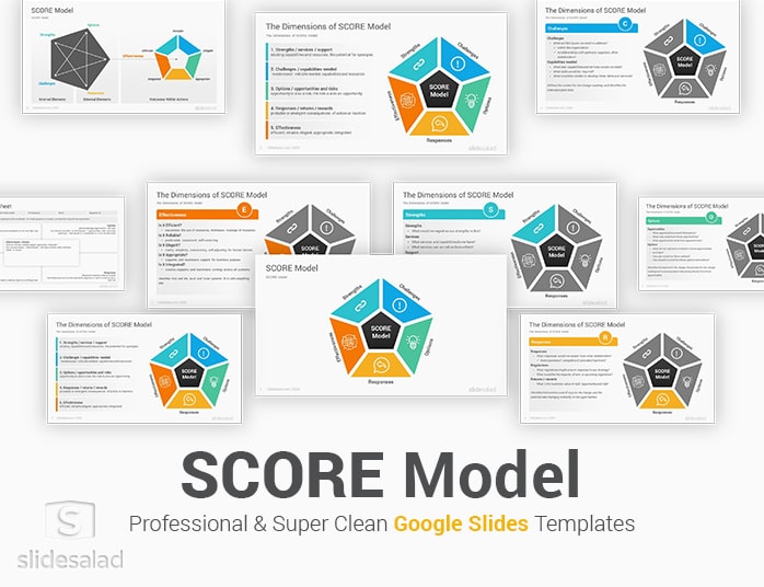 SCORE Model Google Slides Template Designs