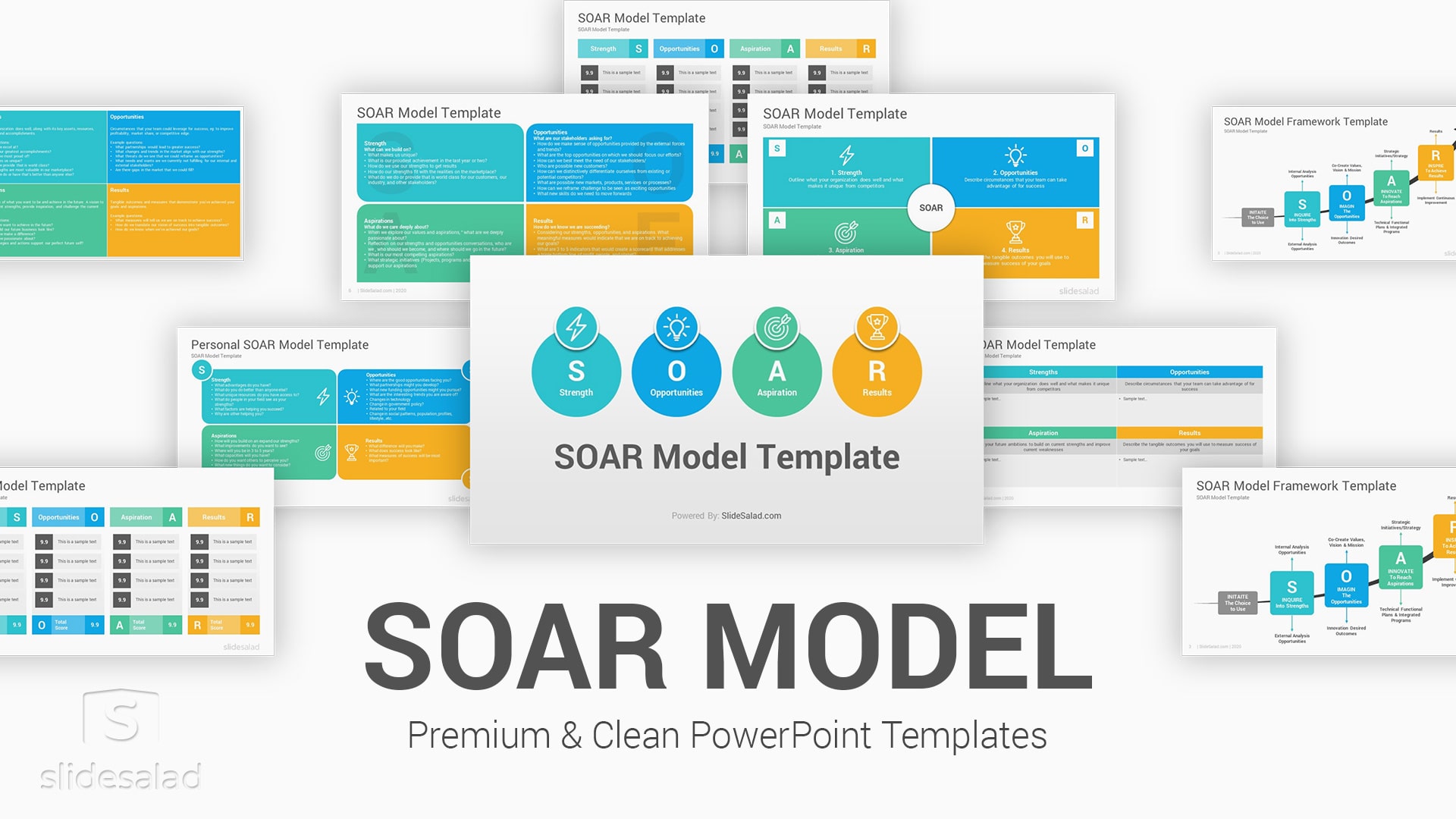 SOAR Model PowerPoint Template Diagrams