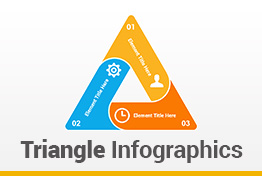Triangle Infographics Google Slides Template Shapes