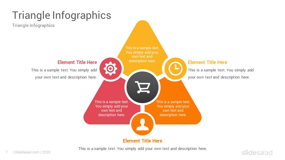 Best Triangle Infographics Powerpoint Template Shapes Slidesalad