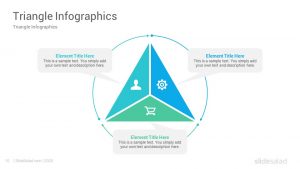 Best Triangle Infographics PowerPoint Template Shapes - SlideSalad