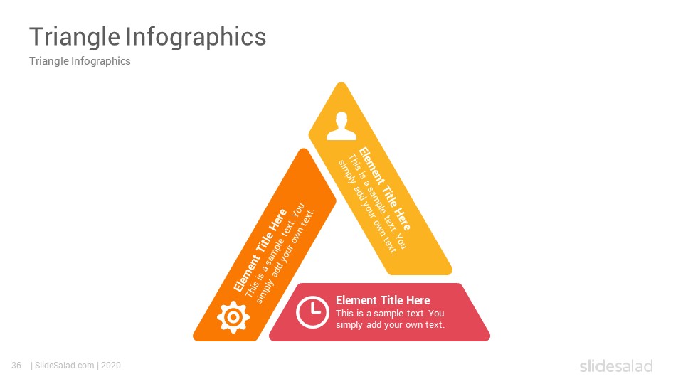 Best Triangle Infographics PowerPoint Template Shapes - SlideSalad