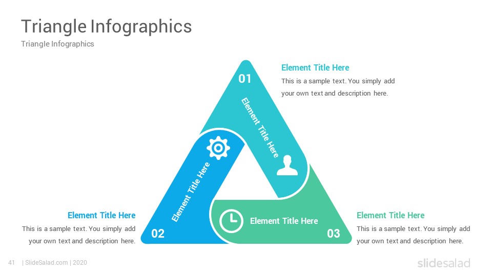 Best Triangle Infographics PowerPoint Template Shapes - SlideSalad