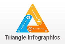 Triangle Infographics PowerPoint Template Shapes