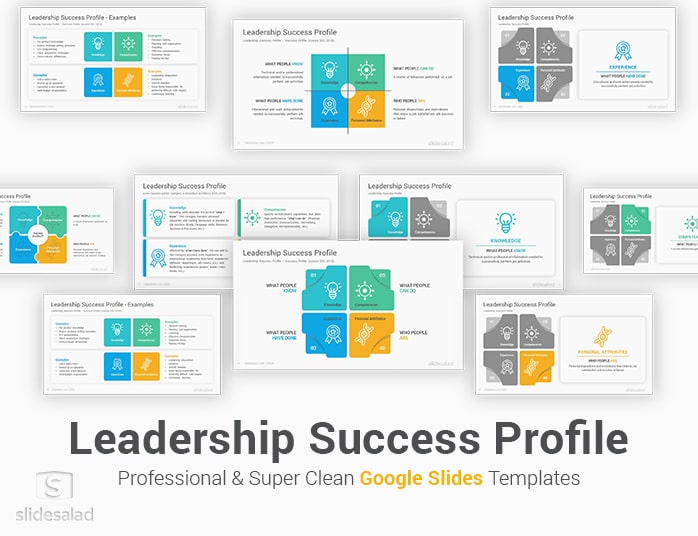 Leadership Success Profile Google Slides Template Diagrams