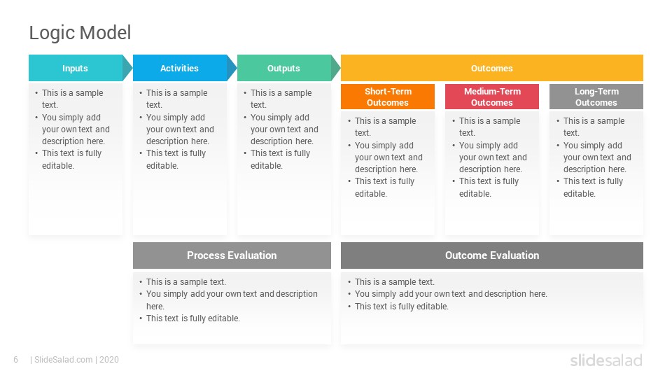 logic-model-powerpoint-templates-diagrams-slidesalad