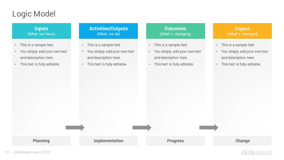 logic-model-powerpoint-templates-diagrams-slidesalad