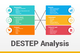 DESTEP Analysis Model Google Slides Template Diagrams