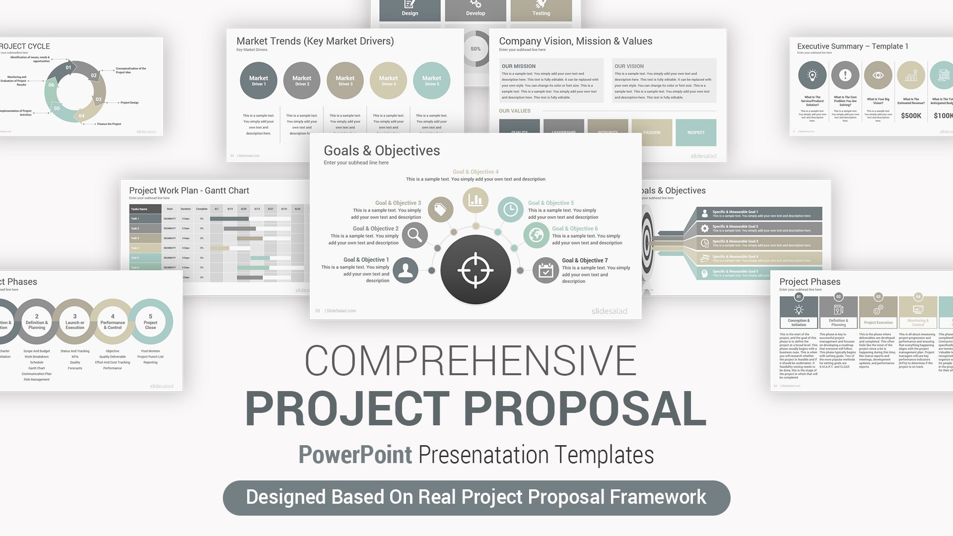 Best Project Proposal PowerPoint Template – Best Example for Project Proposals