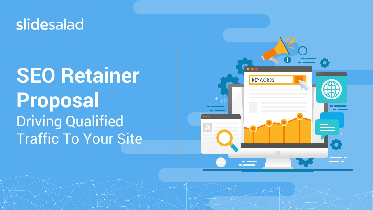 SEO Retainer Proposal PowerPoint Templates – Comprehensive SEO Sales Proposal for Agencies