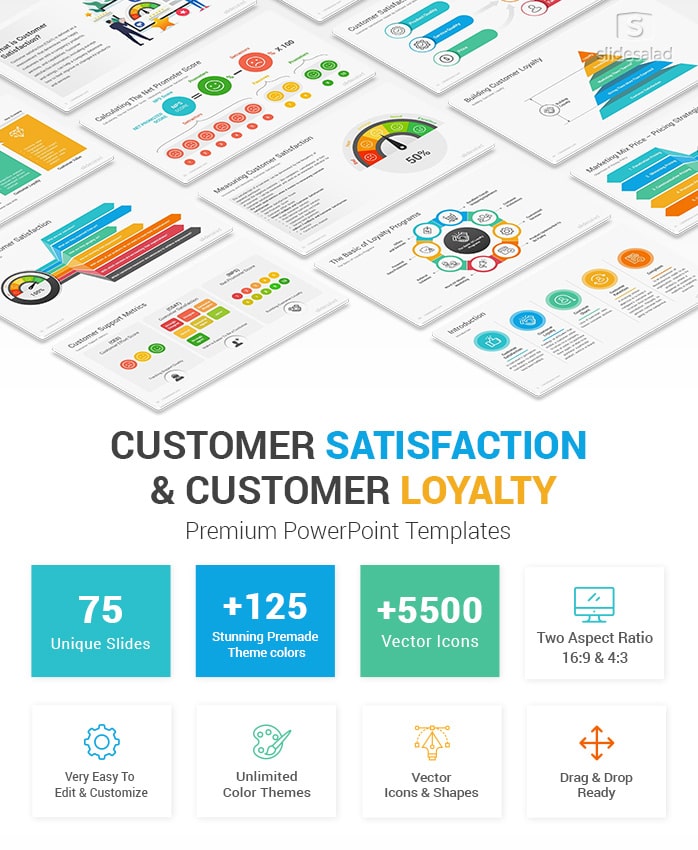 Customer Satisfaction and Customer Loyalty PowerPoint Templates