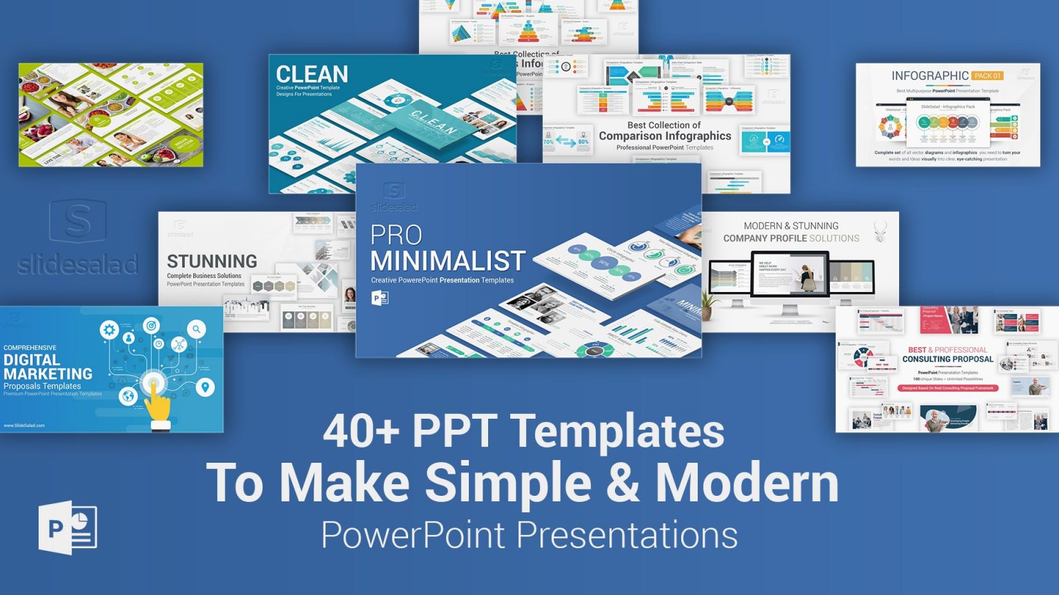 40+ Minimalist PPT Templates to Make Simple Modern PowerPoint ...