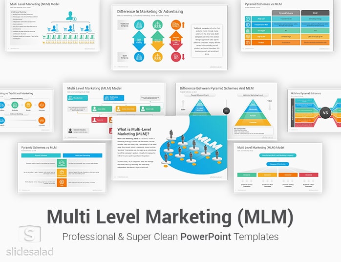 Multi-Level Marketing PowerPoint Template Diagrams