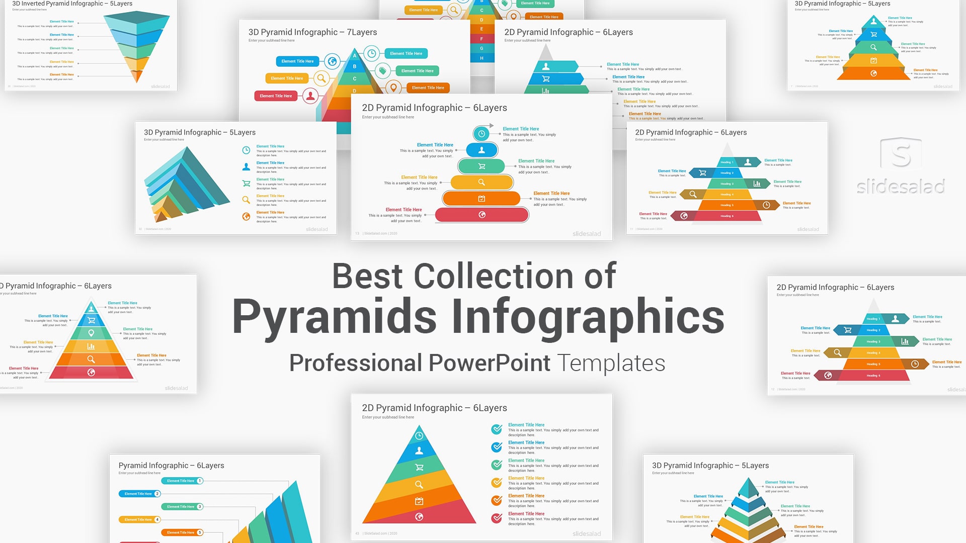 Pyramid Diagram PowerPoint Template - PowerPoint Slide Master Templates &  Infographics