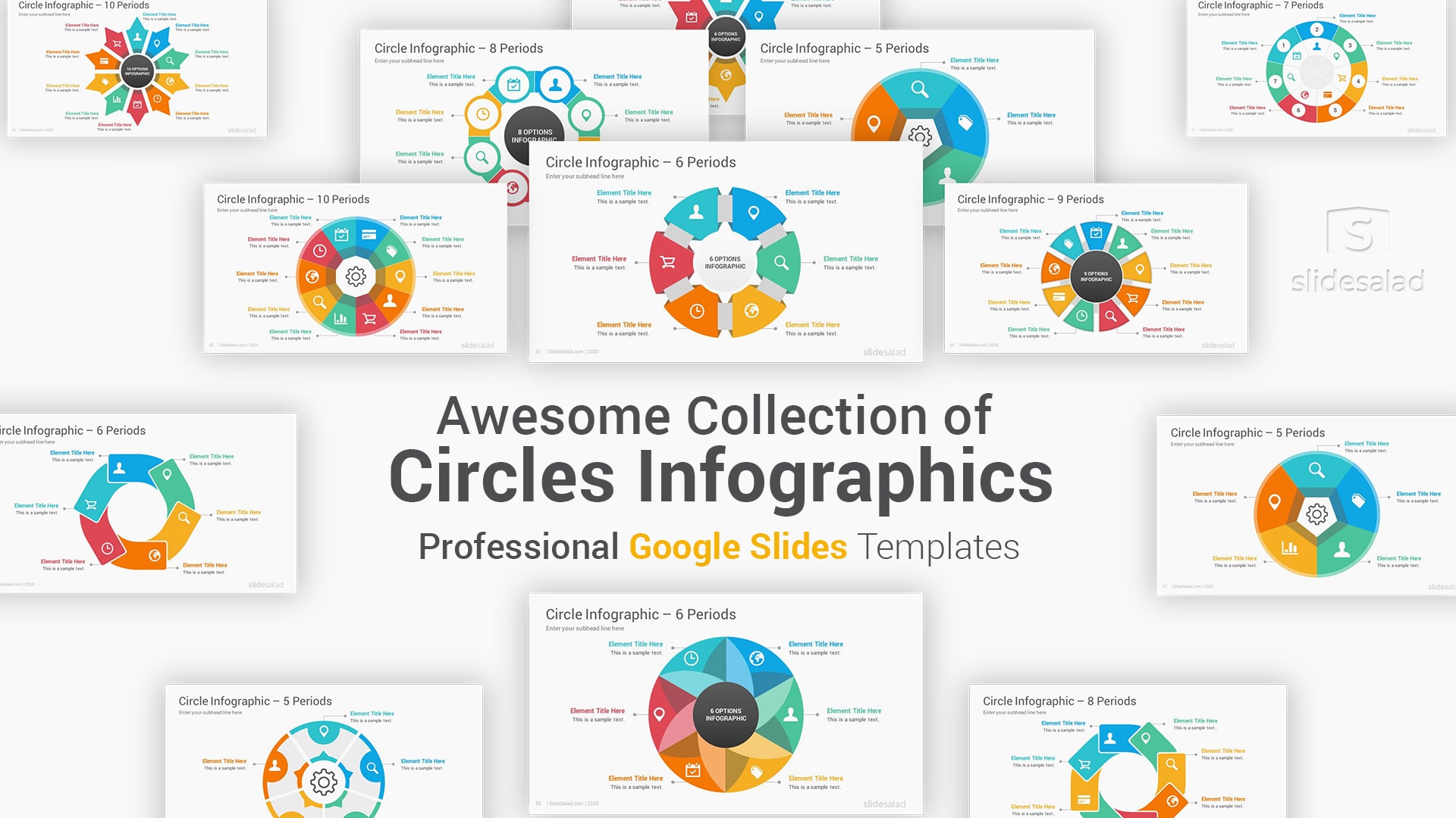 Circle Infographics Google Slides Template