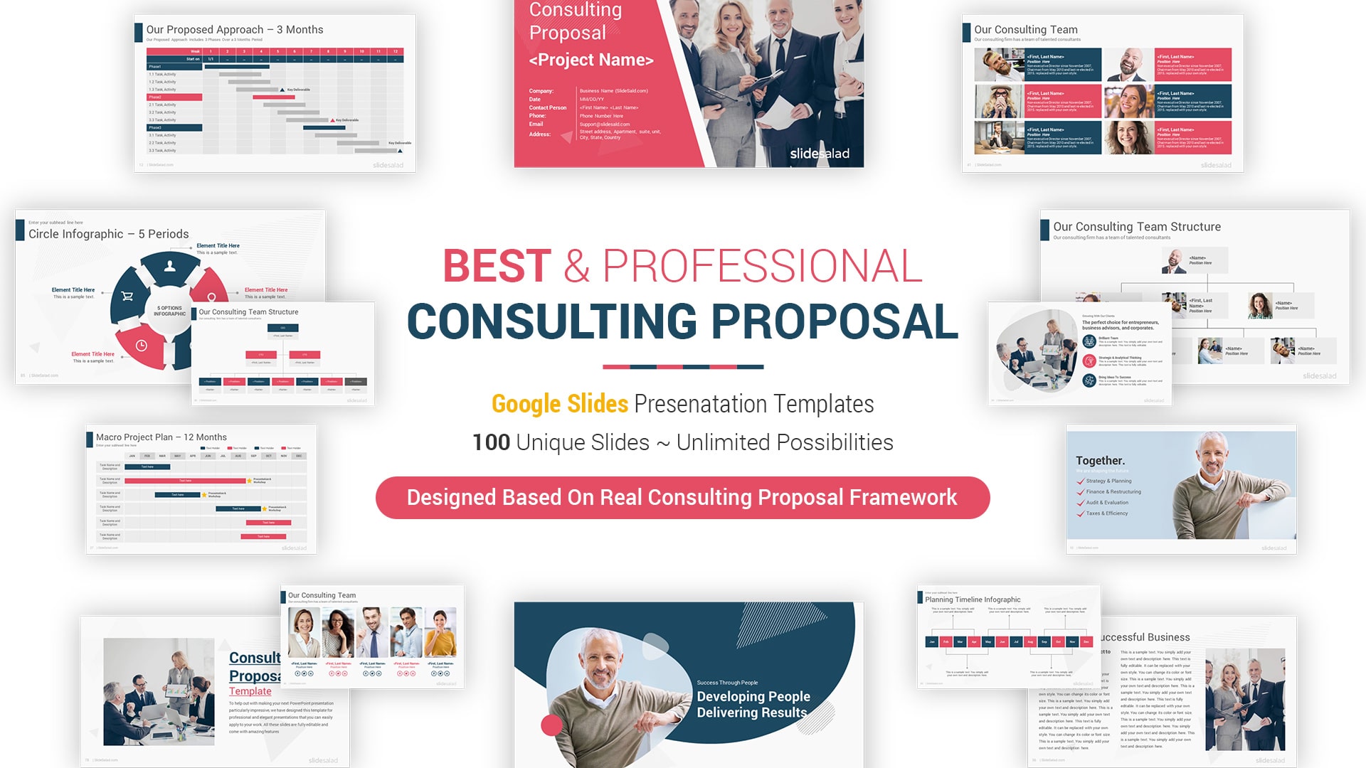 Best Consulting Proposal Google Slides Template – Concept Google Slides Presentation Template