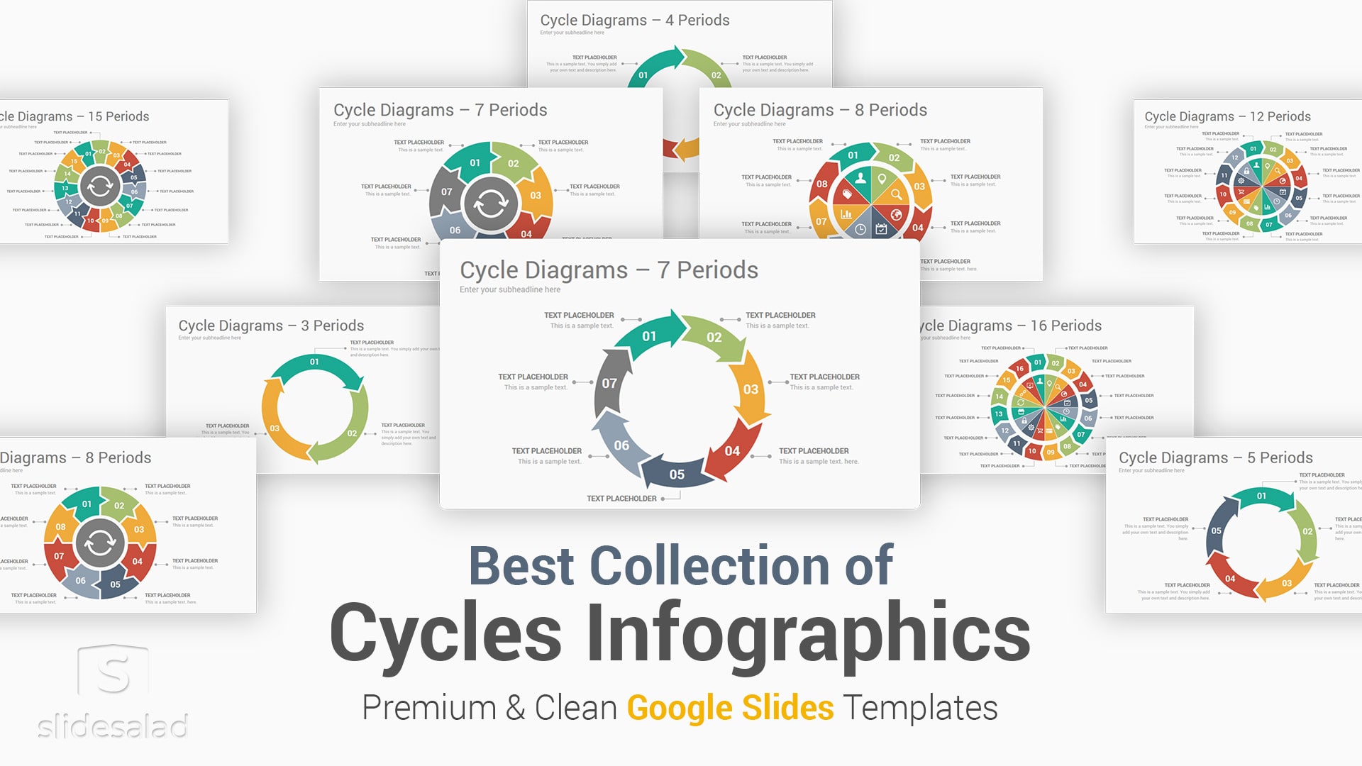 Cycle Diagrams Google Slides Template Designs