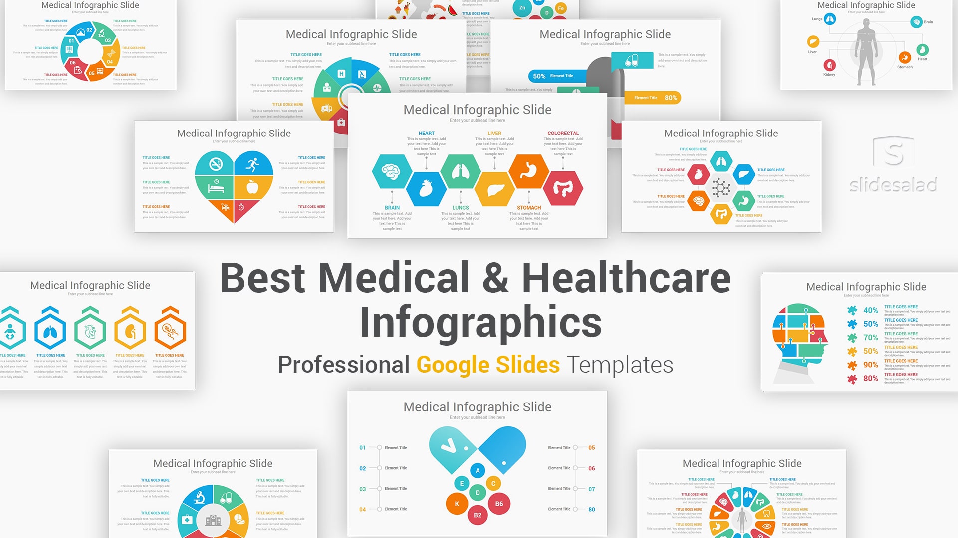 Medical And Healthcare Infographics Google Slides Template