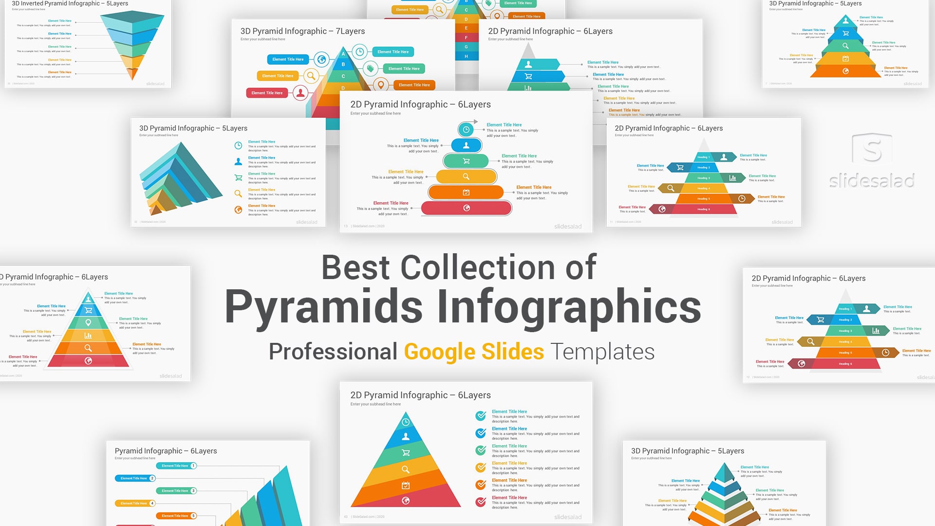 Pyramid Infographics Google Slides Template Diagrams