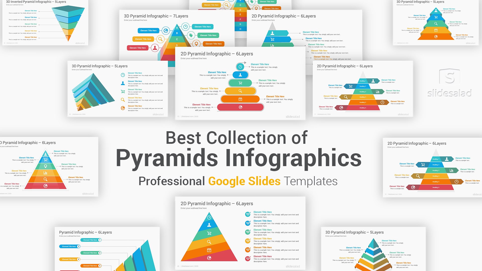 Pyramid Infographics Google Slides Template Diagrams – Simple Google Slides Templates