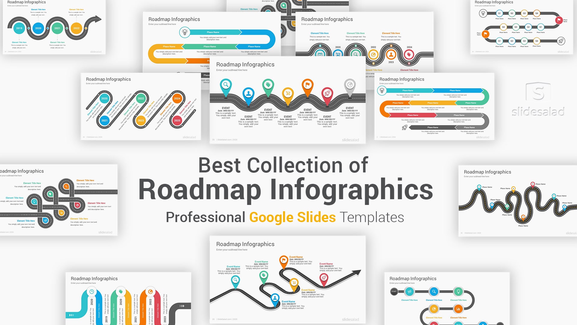 Roadmap-Infographics-Google-Slides-Templates-Diagrams Best Roadmap Infographics Google Slides Template Designs – Top Google Slides Themes