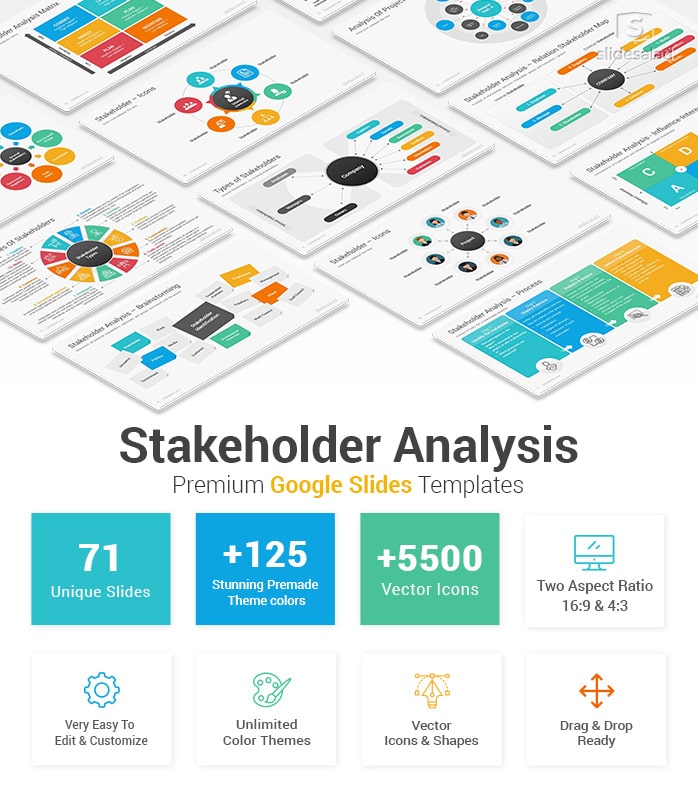 Stakeholder Analysis Google Slides Templates