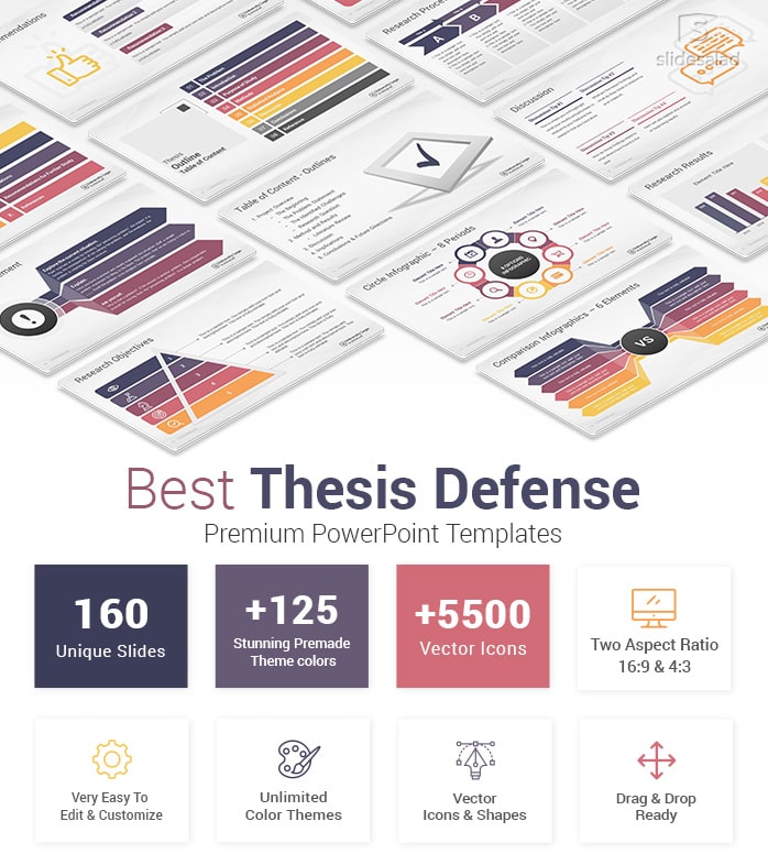 Thesis Defense PowerPoint Templates Designs