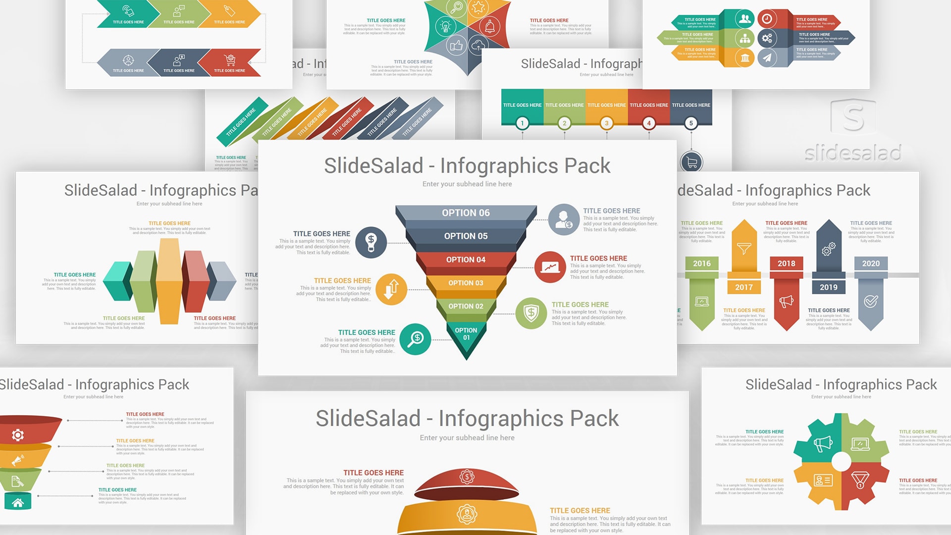 Top Infographics Google Slides Template
