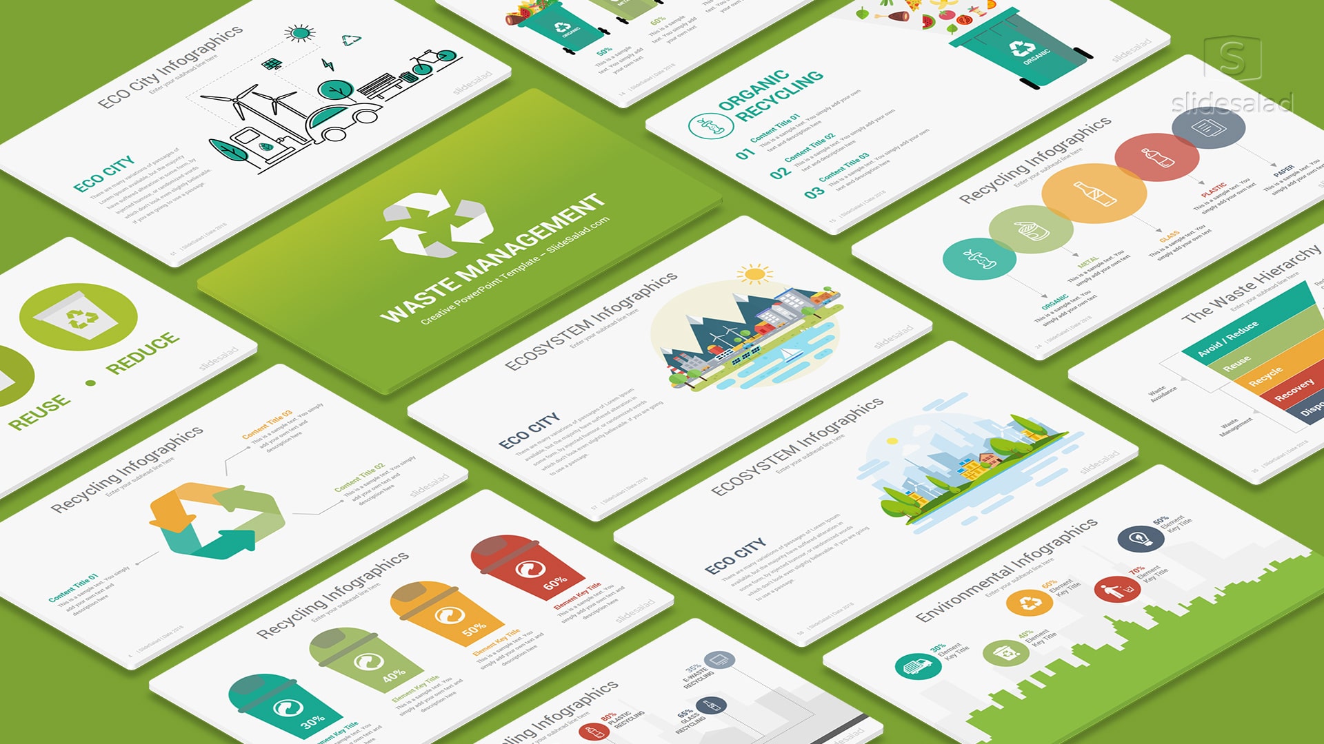 Waste Management Google Slides Template Designs