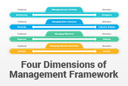 Birkinshaw's Four Dimensions of Management Framework PowerPoint Template