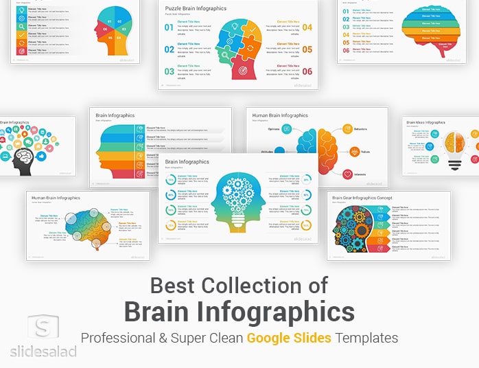Brain Infographics Google Slides Template Designs