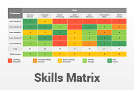Skills Matrix PowerPoint Templates