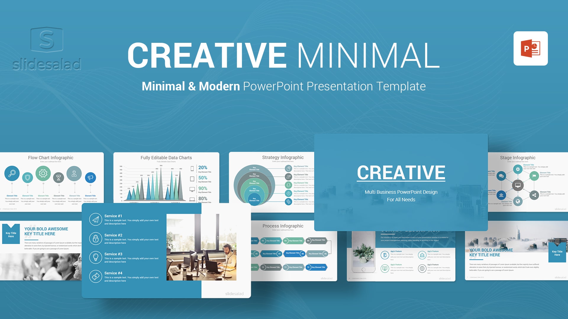 Creative Business PowerPoint Templates - Digital Webinar PowerPoint Templates