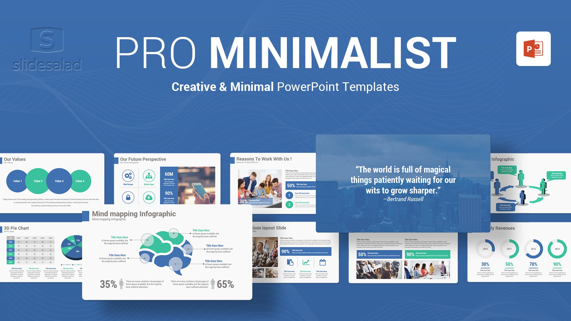 Minimalist PowerPoint Template Designs - Top Webinar Presentation Template Designs