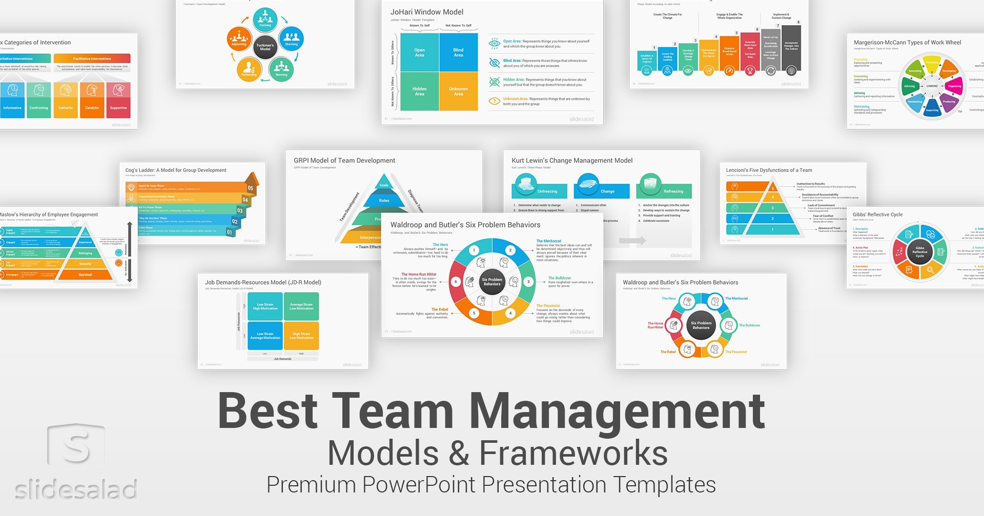 Team Management Models PowerPoint Template Designs - Impressive, Compelling, and Unique PPT Templates