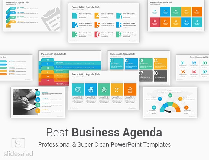 Business Agenda PowerPoint Templates