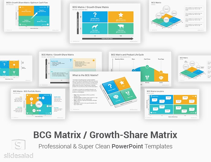 BCG Matrix Diagrams PowerPoint Presentation Template