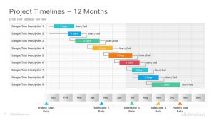 Project Timelines Diagrams PowerPoint Presentation Template