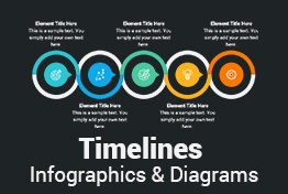 Timelines Infographics Diagrams PowerPoint Presentation Template
