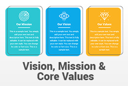 Vision and Mission Statements PowerPoint Presentation Template