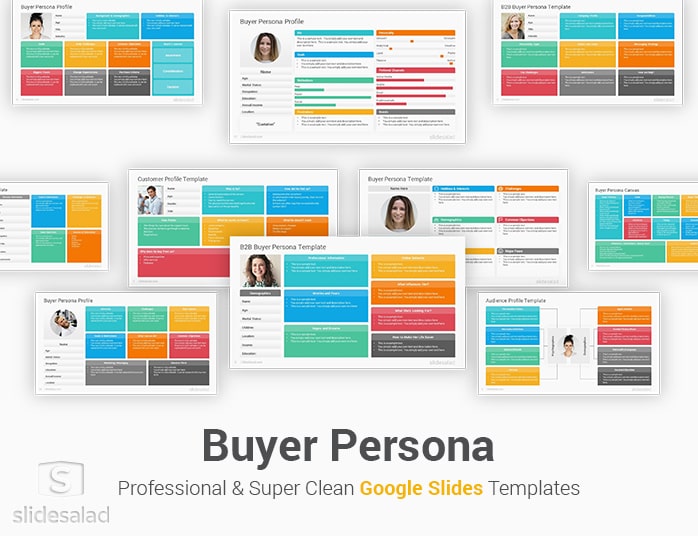Buyer Persona Google Slides Template Diagrams