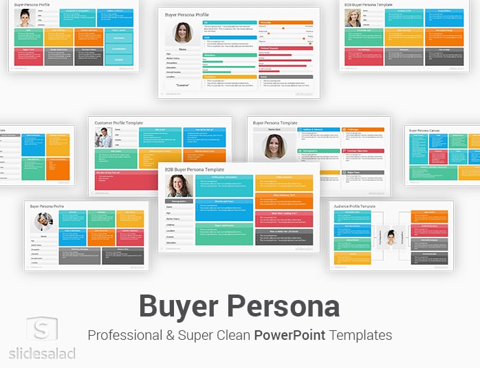 Buyer Persona PowerPoint Template Diagrams