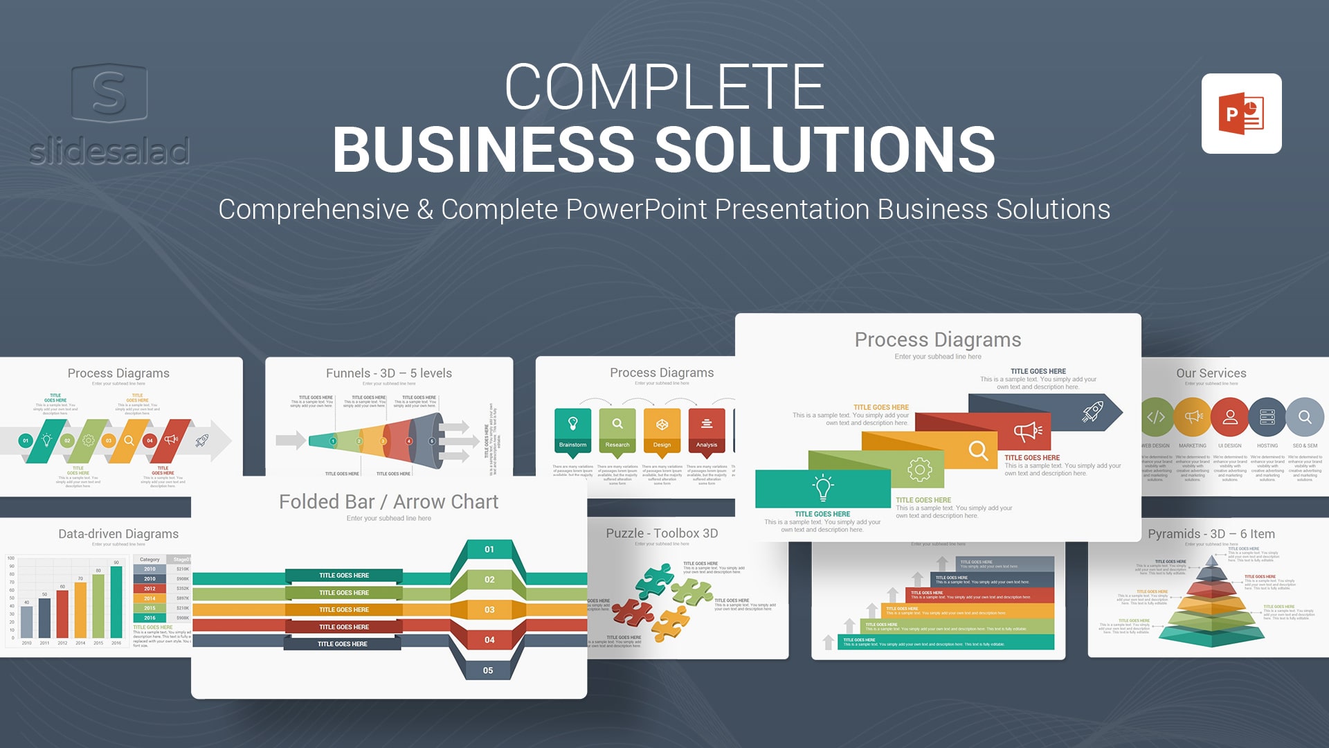Complete Business Solutions Multipurpose PowerPoint Presentation Template – Customizable PowerPoint Template